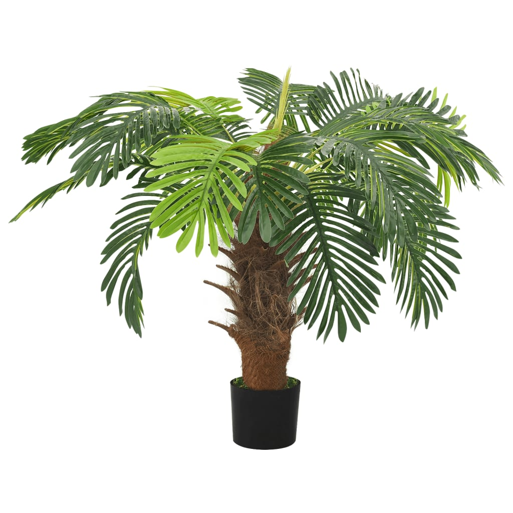 vidaXL Artificial Cycas Palm with Pot 35.4